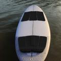 Surfboard Deck Traction Board Eva Anti-Skid Pad Adhesive Anti-Skid Deck Pad for Boat Deck,Kayaking,Surfboard,Vertical Paddle Board,Skimboards - White. 