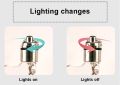 BMW Smart Multicolor LED Keychain With Multiple Color Shades. 