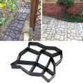 Plastic Pathway Path Maker Mold DIY Molding Patio Walk Maker Paver Walk Mould Concrete Paver Brick Mold Tool professional design. 