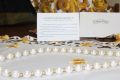 Simulated Shell Pearls Necklace for Women Round White Pearl Necklace Strand Pearl Jewelry. 