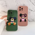 3D Be@r For Infinix Hot 8/8Pro/X650 Luxury Cute Bear Doraemon Mickey Minnie NO.1 Mouse Mobile Phone Case Back Casing Wen Boy Women Girl Couple Soft Liquid Silicone Shockproof Cover. 