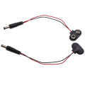 1/5/10pcs 9v Dc Power Cable Plug Clip Jack Connector For Arduino Uno R3 Mega2560 Diy T Type. 