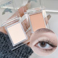 Matte White Highlight Eyeshadow Makeup Palette Face Matte Highlighter Natural Brighten Powder 3D Cosmetic. 