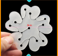 Flower Shape Balloon Clip Happy Birthday Decoration Birthday accessories Balloons for Birthday , Anniversary , Engagement , Bridal Shower and Baby Shower Decoration For birthday balloons Happy Birthday Decoration (Pack of 4). 