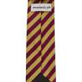Waodeals: All College Tie - Men Students Neck Tie, College Uniforms Ties for Boys Students Maroon and Gold Striped Striped Neckwear Tie. 