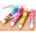 Multicolor 10 in 1 Cartoon Character Ballpoint Pen (Random Colour). 