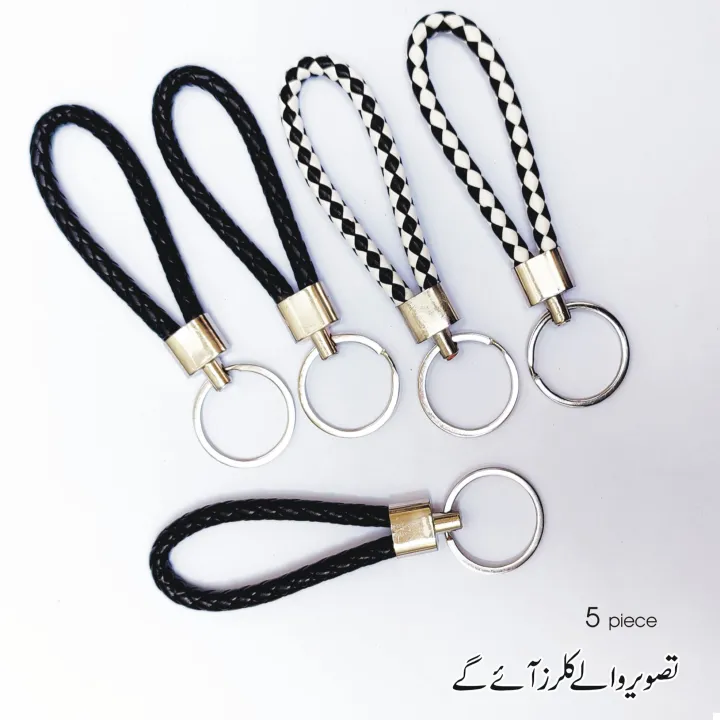 Fashion%20Keychain%20Pack%20of%205%20PU%20Leather%20Key%20Chain%20Braided%20Woven%20Rope%20Key%20rings%20Bag%20Keyring%20Car%20keyrings%20Men%20Women%20Keychains%20Fancy%20Keyring%20Key%20Chain%20for%20Bag%20-%20Image%205