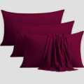 Pack of 2 Jersey cotton Pillow case plain for bedding  (20x28) inches. 