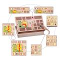 Wooden Multi functional Digital Box Montessori Educational Kids Toys Learning Education Math Toy Mathematics Toy for Children. 