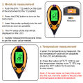 4 in 1 Soil PH Tester Moisture Sunlight Light Test Meter for Garden Plant Lawns MJ. 