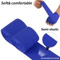 Nylon-Cotton Handwraps Semi-Elastic Martial Arts Boxing Hand Wraps for Men and Women Personal Use (Random Colour)- Professional Hand Wraps Protection for MMA, Muay Thai, Kickboxing (1 Pair). 