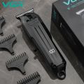 VGR V-982 Digital Display Professional Cordless Hair Clippers Cutter Rechargeable Wireless Hair Grooming Set Beard Trimming Beard Styling. 