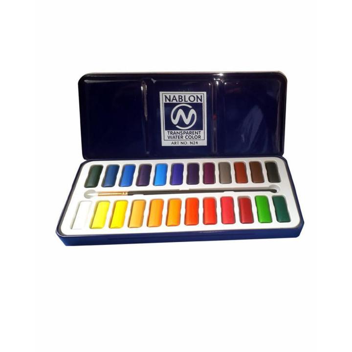 Nablon Transparent 24 Water Color Set