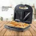 MultiNet  Sandwich Maker 4 Slice Sandwich Toaster with Non-Stick Coating & Double Sided Uniform Heating. 