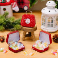 Christmas Hand Bags Decoration Makou Iron Handbag Candy Box For Kids Gift Small Iron Box Mini Handbag Christmas Decorations. 