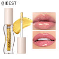 QIBEST Lip Gloss Moisturizing Lip Plumper Gloss Universal Lip Oil Long Lasting Lipgloss Korean Makeup Lip Glaze Cosmetics. 