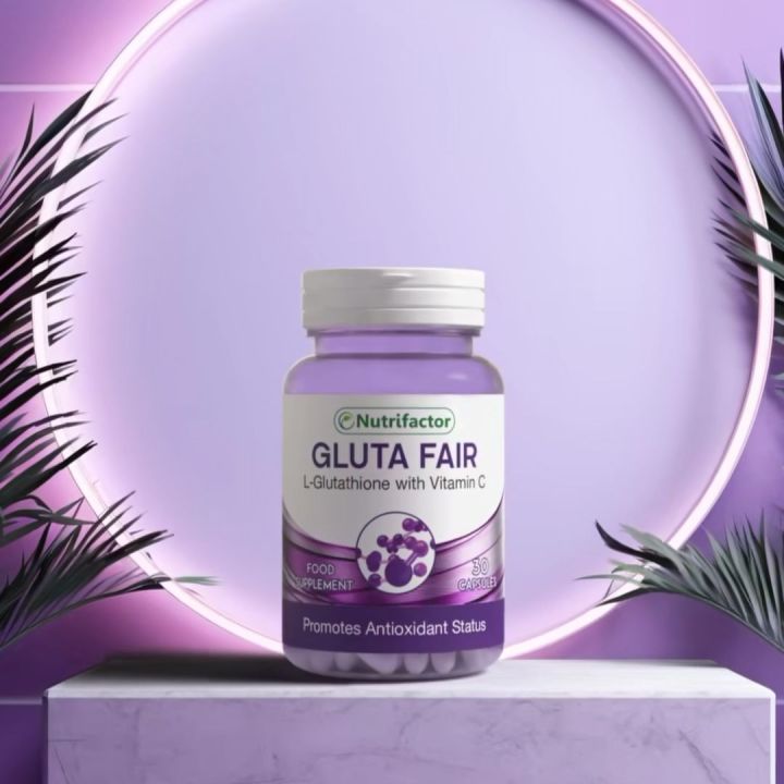 Nutrifactor Gluta Fair L-Glutathione With Vitamin C 30s Capsules