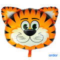 LARGE ANIMAL FACE FOIL BALLOONS l JUNGLE THEME BIRTHDAY DECOR. 