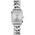 Guess Silver Stainless Steel Silver Dial Quartz Watch for Ladies - W1029L1. 