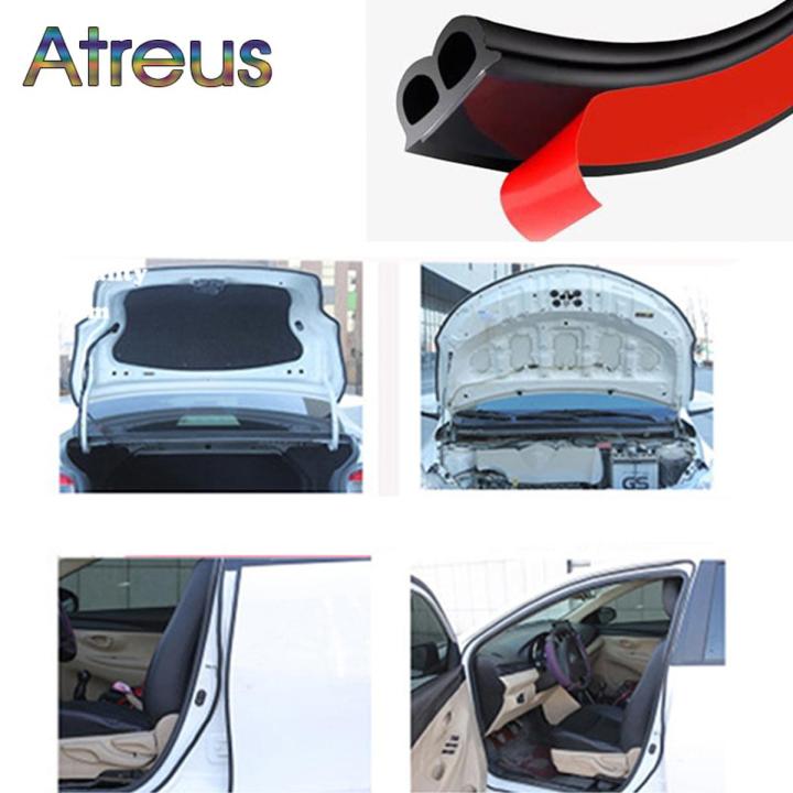 3 B Shape Rubber Car Door Sound Insulation Seal Strip Sticker For Ford Mondeo Mk4 Focus 2 3 Mk2 Mk3 Fiesta Mk7 Ranger Fusion Kuga