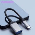 Amamia OTG Converter Cable Multi-function Type-C to USB 3.0 OTG Cable Fast Transfer Connector. 