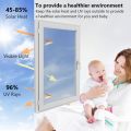 Privacy Window Film Sun Protection One Way Reflective Window Film Heat Insulation Anti-UV Self Adhesive Glass Film Office Home. 