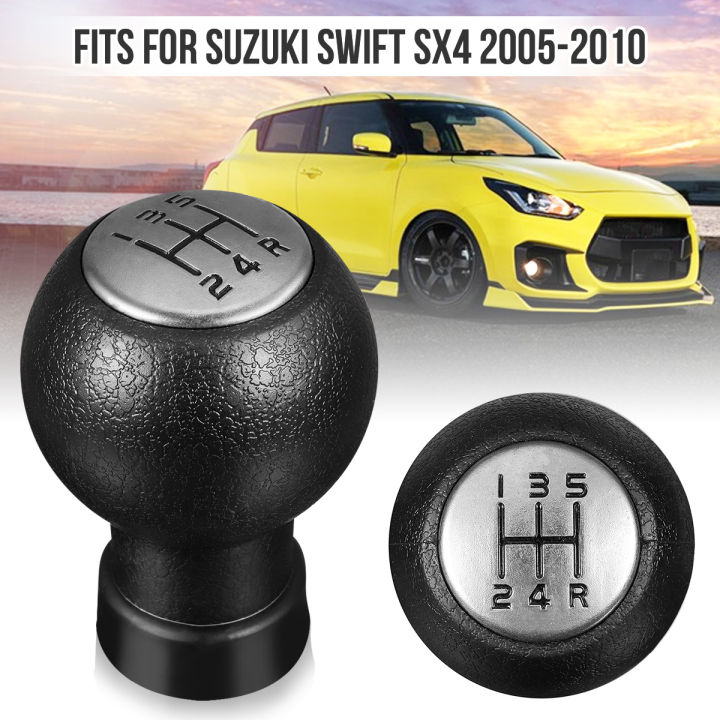 1pcs 5 Speed Gear Shift Knob Head  Shifter Plastic For Suzuki Swift 2005-2010 SX4 2007-2013 ALTO 2010-2015 Car Gear Accessories
