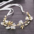 Handmade Fabric Adjustable Wreath Head Wear Wedding Decoration Flower Crown Bride Hair Accessories Flower Wreaths. 