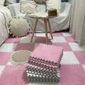 12pcs, Thickened Bedroom Living Room Full Coverage Carpet, Room Bedside Mat, Warm Interlocking Floor Rug, Machine Washable Soft Non-Slip, 29.97x29.97cm, Polyester & EVA Material, Hand Wash Only, Square Shape, for Indoor Use. 