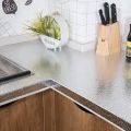 Self Adhesive Vinyl Film Aluminum Foil Stickers - Kitchen Waterproof Anti Greasy Countertop DIY Peel Stick Wallpaper Decal. 