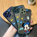 UCUC for Samsung Galaxy S8 Plus Back Cover Cute Mouse Greet Frosted Transparent Hard Phone Case Thin Shockproof Full Cover Camera Protect Case. 