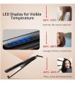 Spaire Hair Straightener, Titanium 1 Inch Ultra-Thin Flat Iron, 15 Steps Adjustable Temp and Auto Shutoff in 60m. 