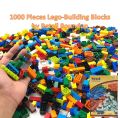 1000 Pieces Building Bricks Lego_Building Blocks for Kids Construction - Compatible with All Major Brands Kids Play Teaching Aid Birthday Gift. 