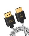 3ft / 6ft  4K HDMI Cable, Left Angle 90 Degree HDMI Cable, 4K@60HZ Ultra HD Support, Male to Male Black HDMI Cable. 