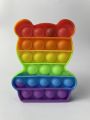 Pop Bubble Squeeze Bear Shape Pop It Fidget Toy – Fidget Bear Blocks Popper for Kids. 