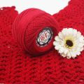 Handmade Mercerized Cotton Yarn 0.8MM Colorful Crochet Thread Thin Soft Knitted Yarn Sewing. 