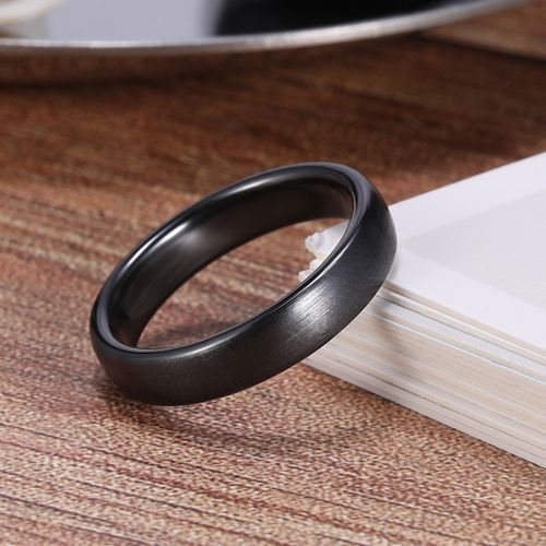 Black Challa/Ring for Girls and Boys , Simple Black Ring , Classical Ring