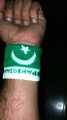 Pack of 2 - Pakistan Hand Flag Badges - White & Green Boy and Girls and children. 