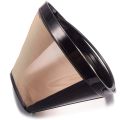2PCS Reusable Cone Coffee Maker Filters for Ninja Coffee Bar Brewer Replacement Permanent Basket Filter. 