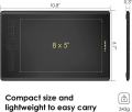 HUION Inspiroy H580X Graphic Designing & Drawing Tablet 8x5 Inch. 