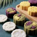 【HOT】 Mooncake Mold Cherry Blossom Flowers Sakura Pattern DIY Hand Press Mold Plungers Pastry Tools Mid-Autumn Festival. 