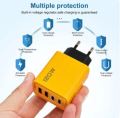 120W USB-C PD Fast Charger | Type-C Quick Charge 4.0/3.0 Wall Adapter for iPhone, Samsung & Android  – Dual Port with Smart Protection for Rapid Charging. 