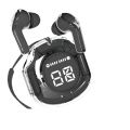 Air 39 Wireless Earbuds TWS with Original Digital Display Case & Silicone Pouch Cover - Bluetooth Earbuds for Boys & Girls - Stylish & Available in Black, White, Green, Pink - New Model with Enhanced Sound Quality. 