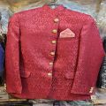 Red Banarsi Embroidered Sequence  Prince Coat, Off White Banarsi Coat, Blue Prince Coat, Black Sequence Embroidered d Coat. 