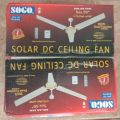 Sogo JPN-707 Solar ceiling fan 12V DC operated AC/DC both function. 