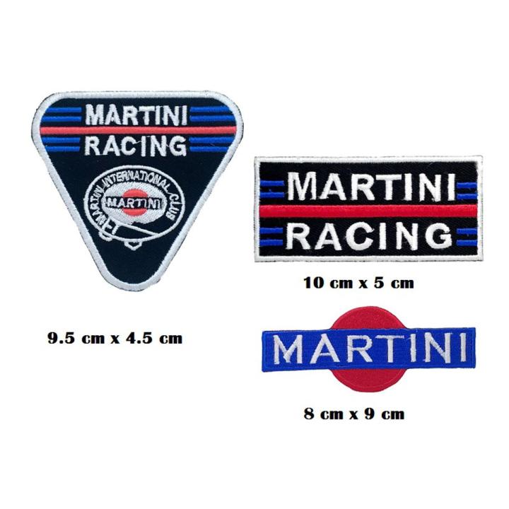 Martini Racing Biker Jacket badges collection Iron on Sew on ...
