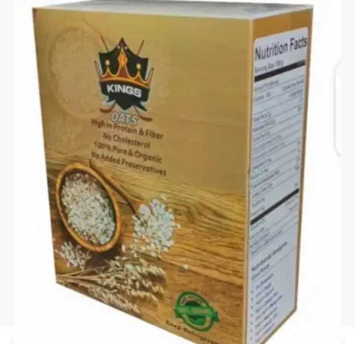 Kings Pressed Wheat Breakfast Cereal 500 Gram Box