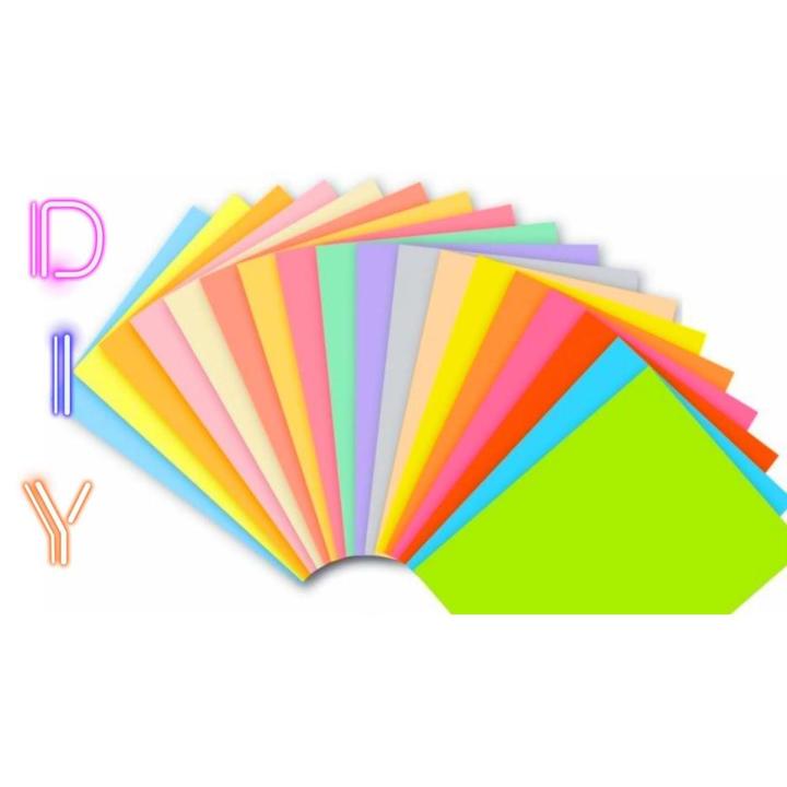 Color Colour Paper 100 Sheets, Multi Colors - A4 Size...