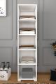 Cupboard Single Door 4 Shelf Wardrobe Single Door White .. This Can Be Customized. 