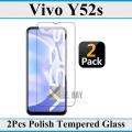 2Pcs Vivo Y52s Glass Protector Tempered Polish Screen Protection For Vivo Y52s. 